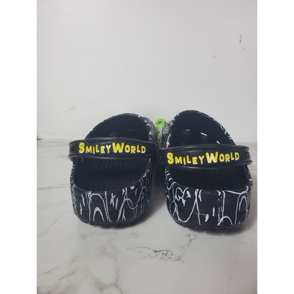 NWT Rare Crocs Classic Smiley World Men 11/ Womens 13 World Charm 207971-0C4 main image 4
